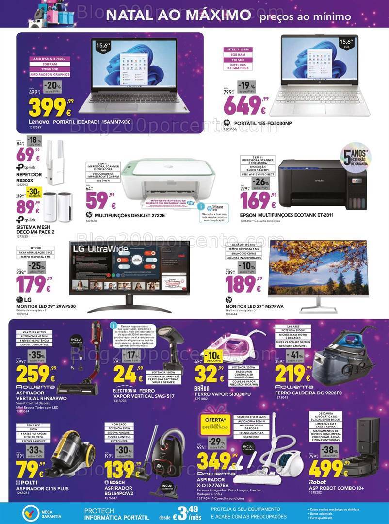 Antevisão Folheto RADIO POPULAR Natal Promoções de 12 a 24 dezembro