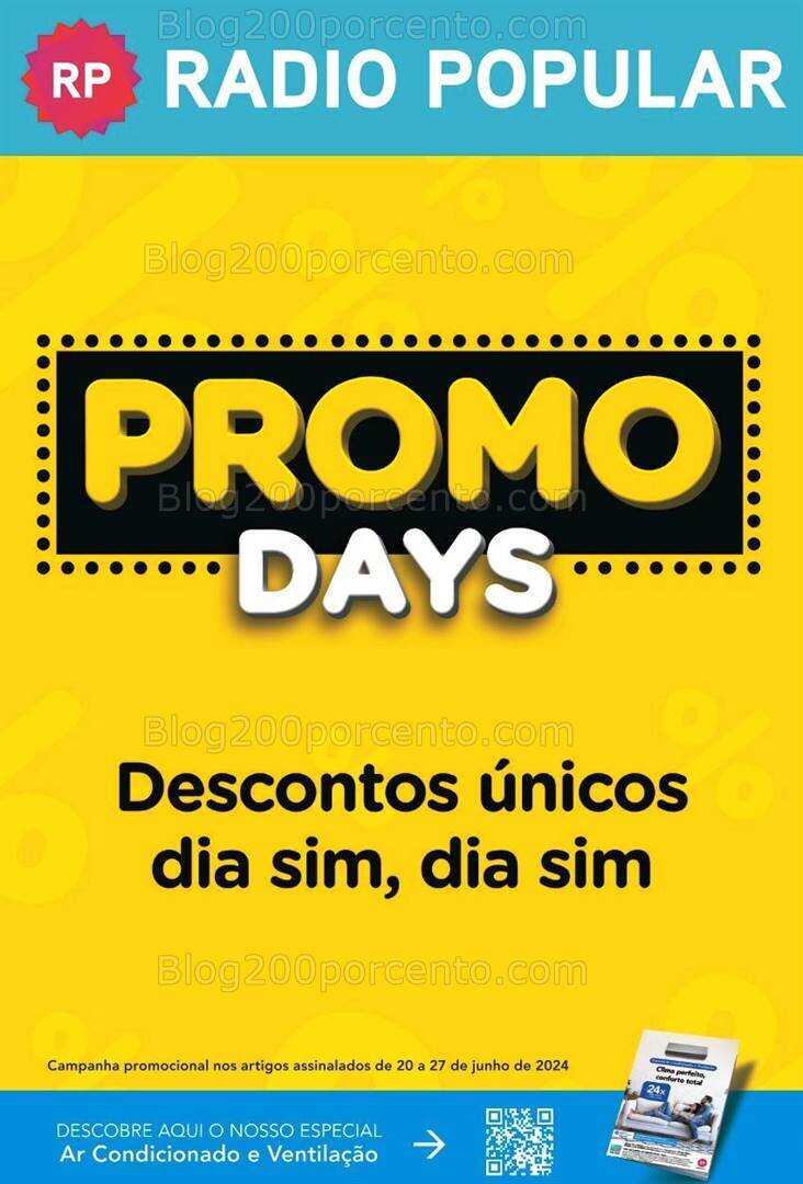Antevisão Folheto RADIO POPULAR Promoções de 20 a 27 junho