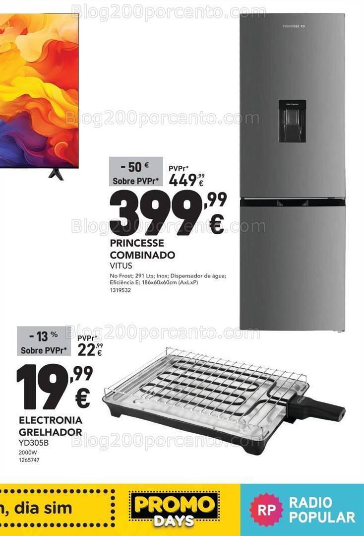 Antevisão Folheto RADIO POPULAR Promoções de 20 a 27 junho