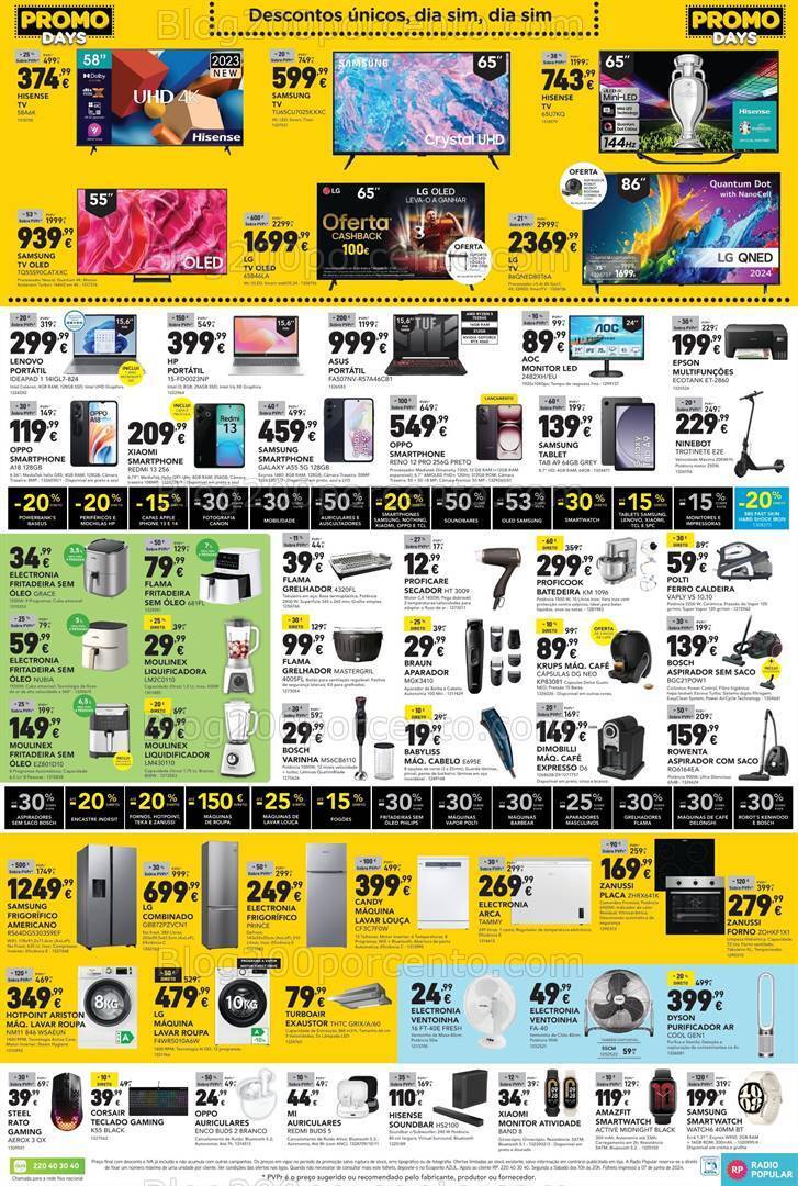 Antevisão Folheto RADIO POPULAR Promoções de 20 a 27 junho