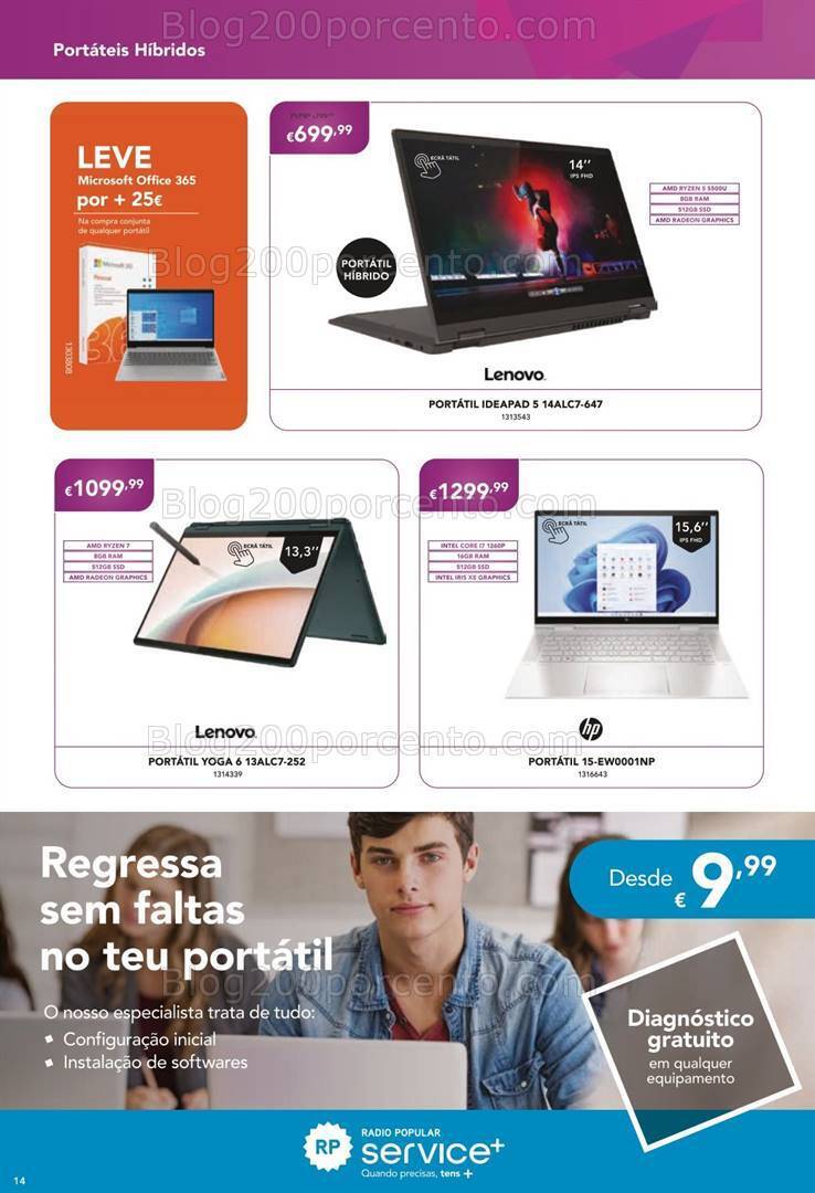 Antevisão Folheto RADIO POPULAR Especial Regresso às Aulas Promoções de 31 agosto a 24 setembro