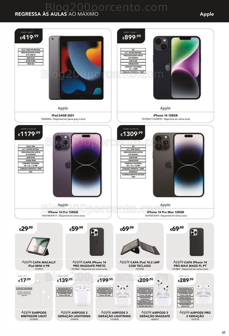 Antevisão Folheto RADIO POPULAR Especial Regresso às Aulas Promoções de 31 agosto a 24 setembro