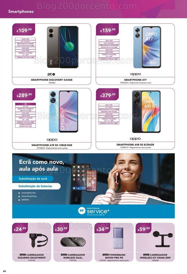 Antevisão Folheto RADIO POPULAR Especial Regresso às Aulas Promoções de 31 agosto a 24 setembro