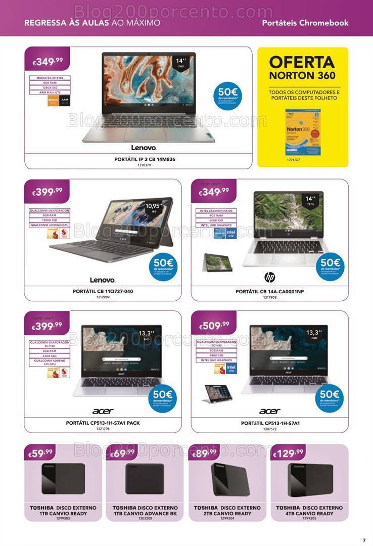 Antevisão Folheto RADIO POPULAR Especial Regresso às Aulas Promoções de 31 agosto a 24 setembro