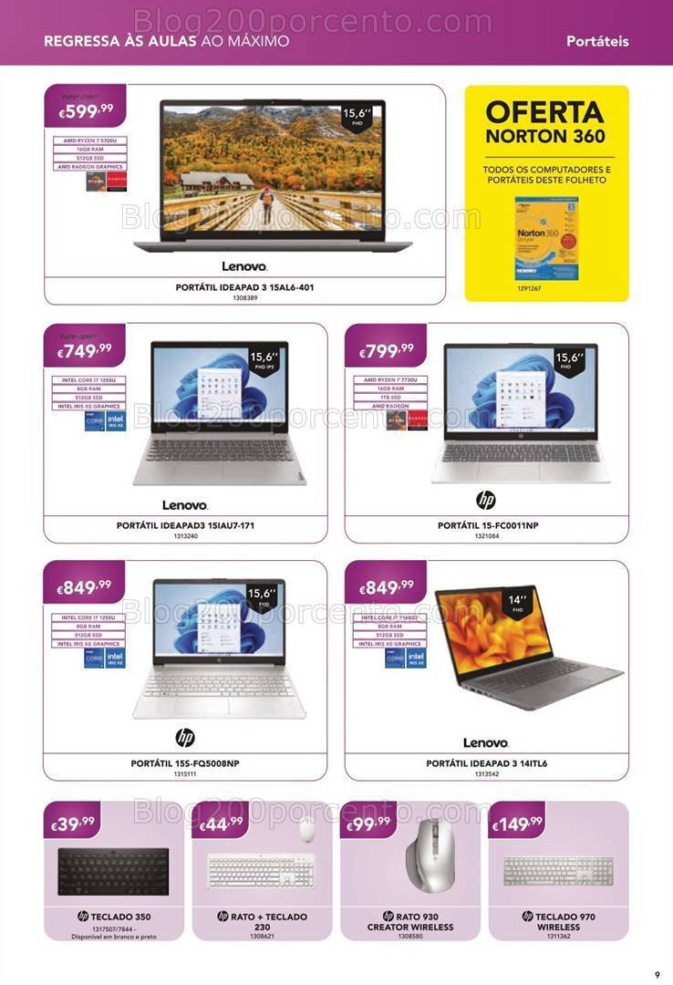 Antevisão Folheto RADIO POPULAR Especial Regresso às Aulas Promoções de 31 agosto a 24 setembro