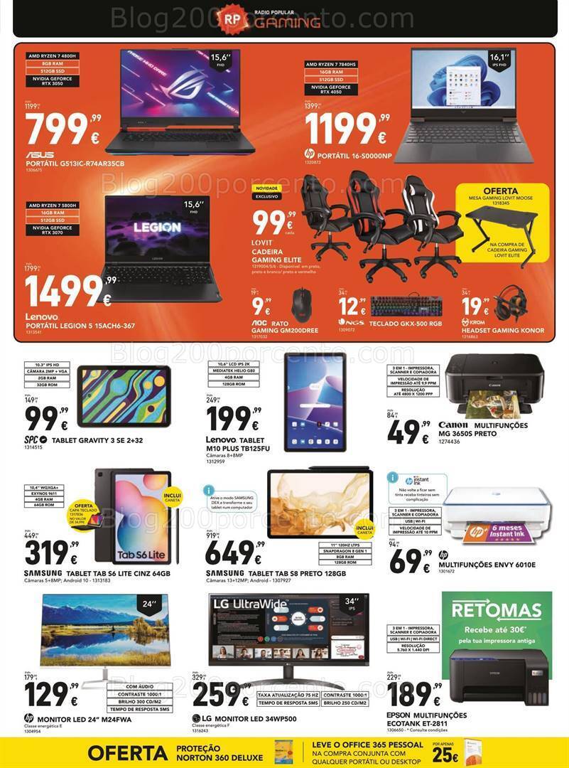 Antevisão Folheto RADIO POPULAR Regresso às Aulas Promoções 24 agosto a 6 setembro