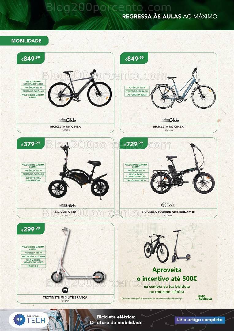 Antevisão Folheto RADIO POPULAR Especial Sustentabilidade Promoções de 1 a 30 setembro