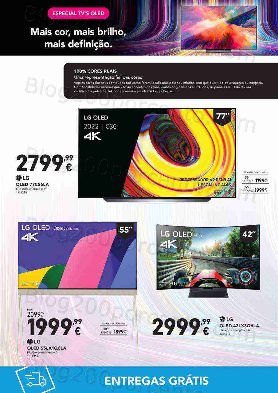 Antevisão Folheto RADIO POPULAR Especial TV Oled Promoções de 23 março a 6 abril