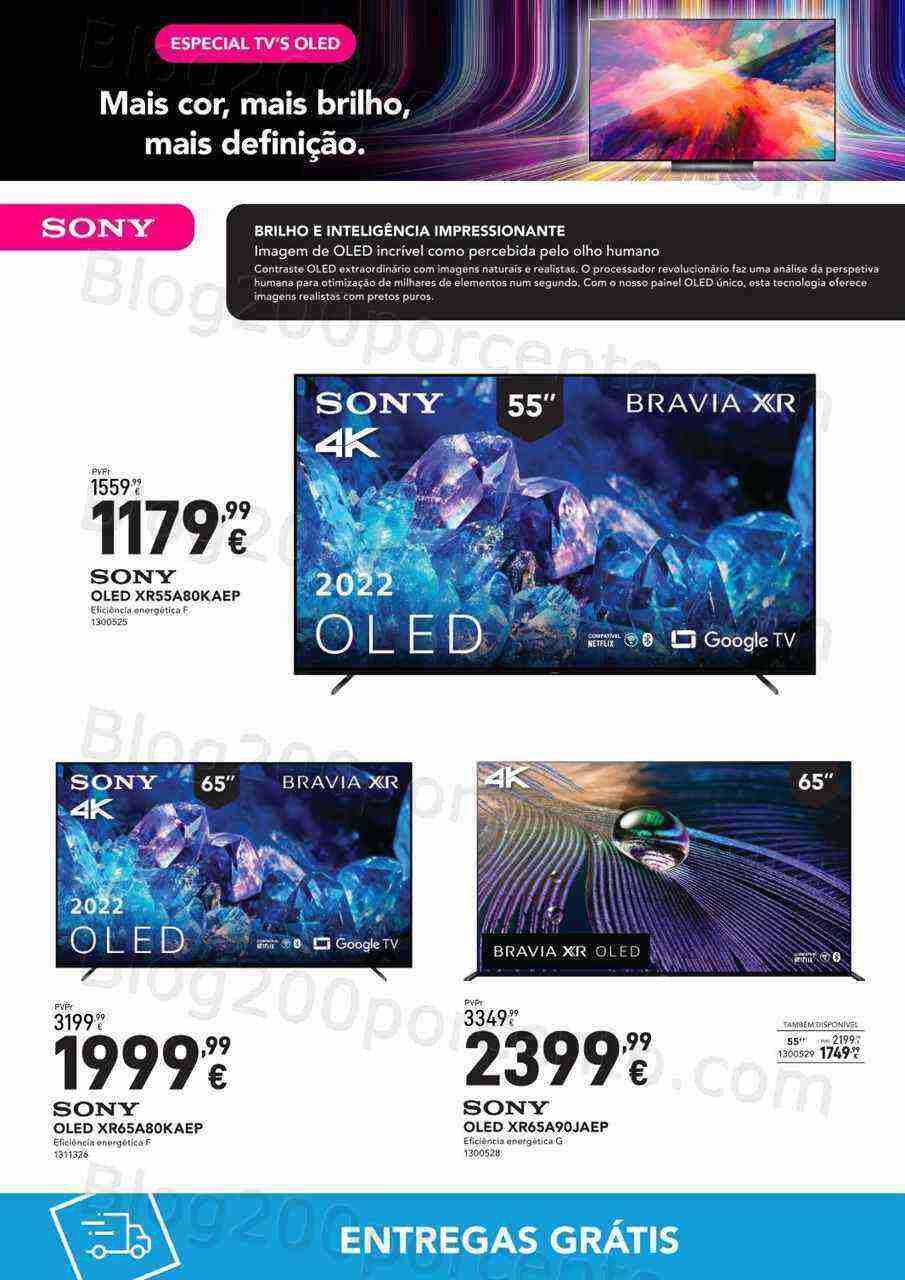 Antevisão Folheto RADIO POPULAR Especial TV Oled Promoções de 23 março a 6 abril