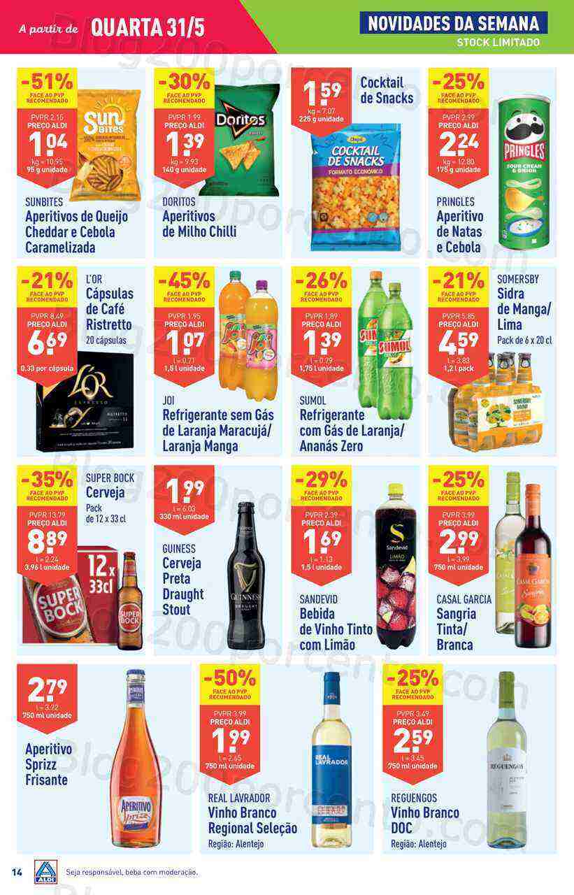Antevisão Folheto ALDI Promoções de 31 maio a 6 junho