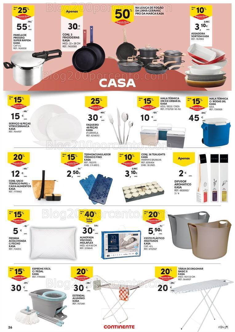 Antevisão Folheto CONTINENTE Bazar Açores Promoções de 6 a 19 junho