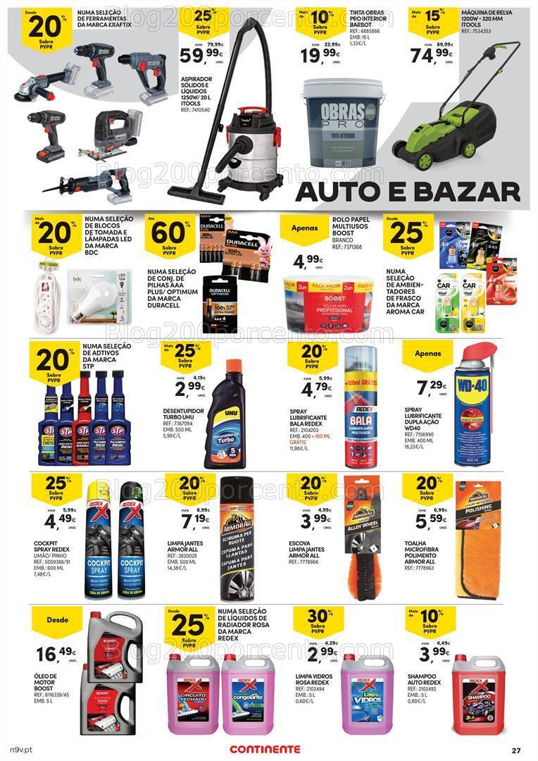 Antevisão Folheto CONTINENTE Bazar Açores Promoções de 6 a 19 junho