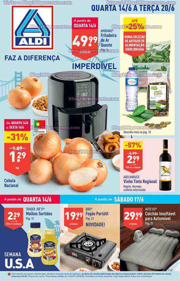 Antevisão Folheto ALDI Promoções de 14 a 20 junho