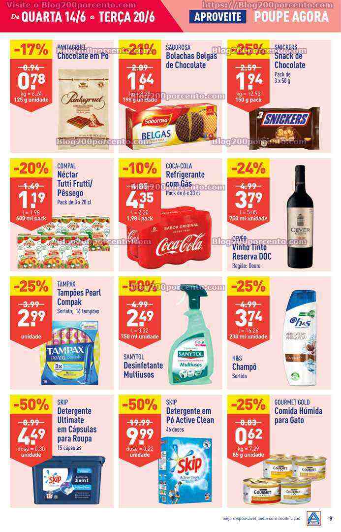 Antevisão Folheto ALDI Promoções de 14 a 20 junho