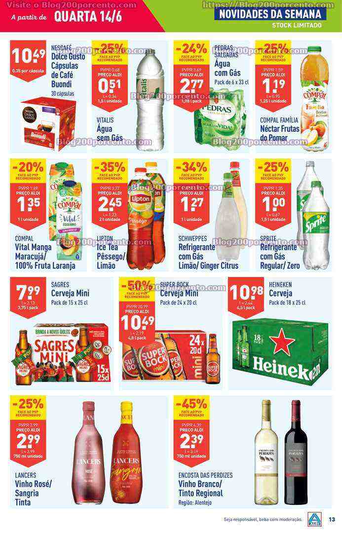 Antevisão Folheto ALDI Promoções de 14 a 20 junho