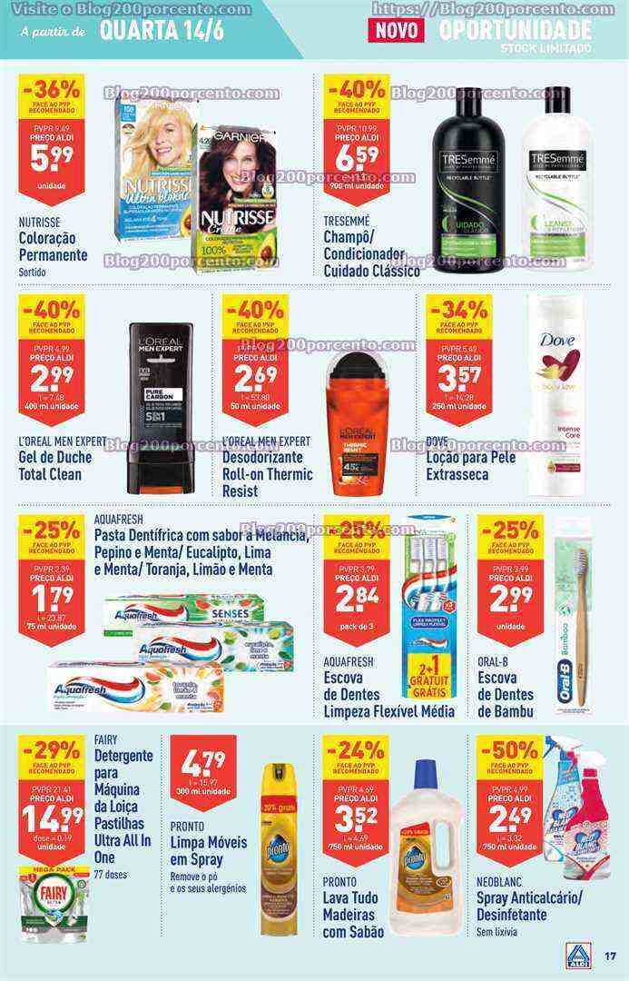 Antevisão Folheto ALDI Promoções de 14 a 20 junho
