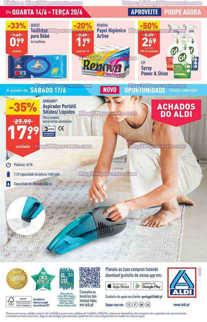 Antevisão Folheto ALDI Bazar Promoções a partir de 17 junho