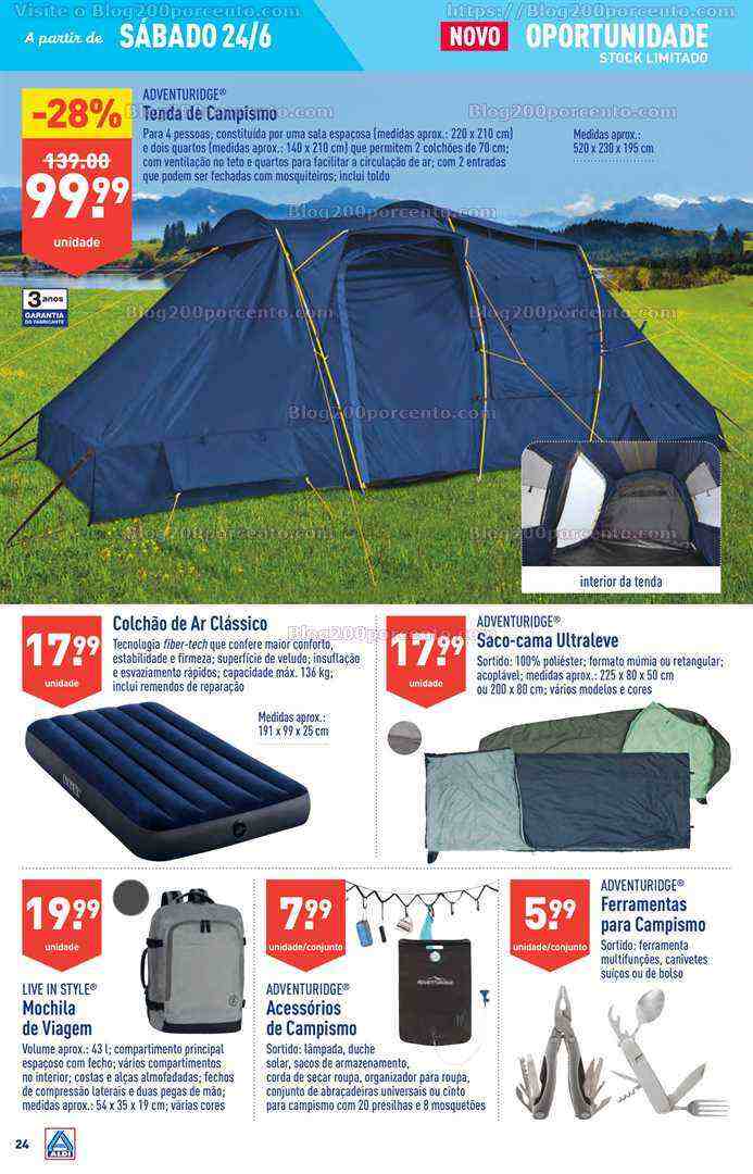 Antevisão Folheto ALDI Bazar Promoções de 21 a 27 junho