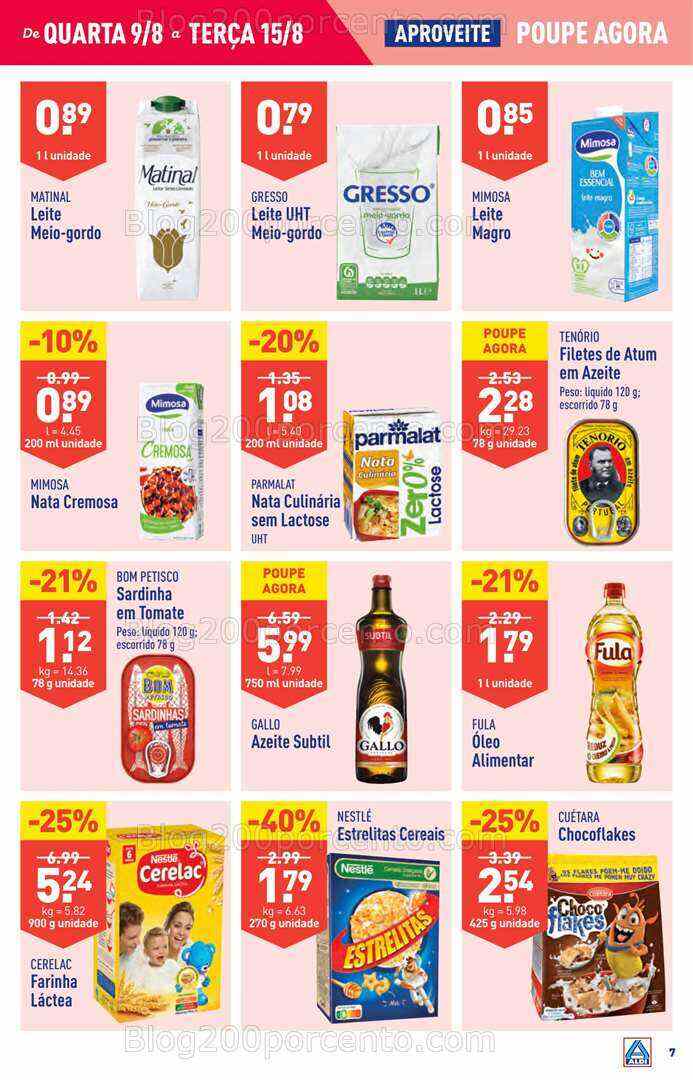Antevisão Folheto ALDI Promoções de 9 a 15 agosto - Edição Digital