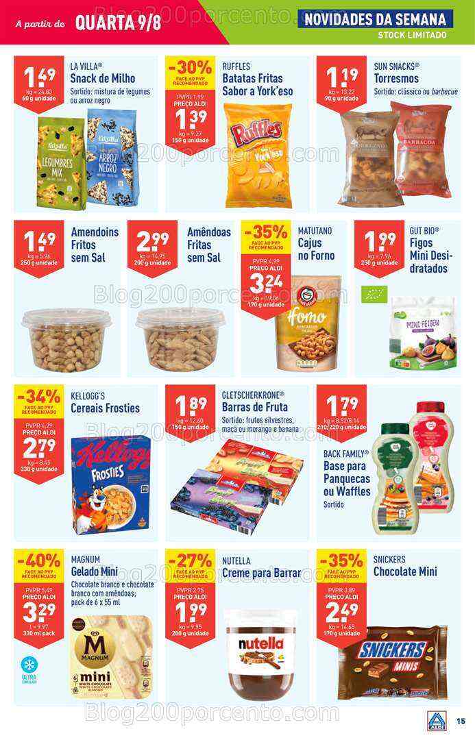 Antevisão Folheto ALDI Promoções de 9 a 15 agosto - Edição Digital