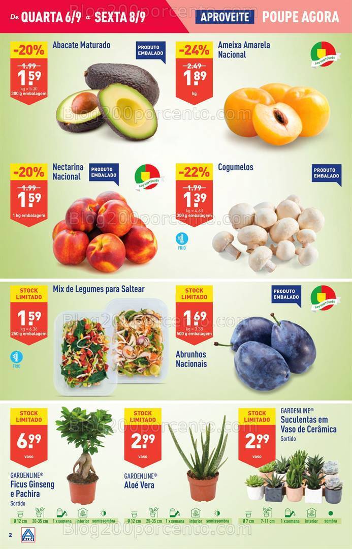 Antevisão Folheto ALDI Promoções de 6 a 12 setembro