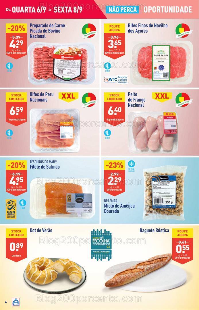 Antevisão Folheto ALDI Promoções de 6 a 12 setembro