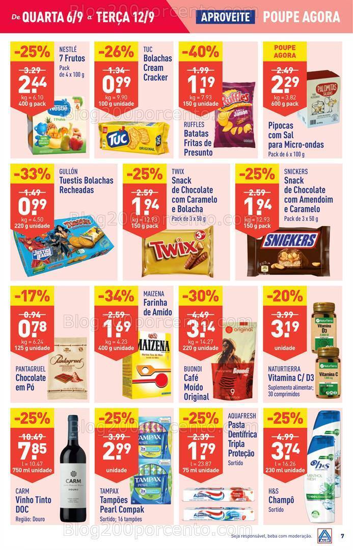Antevisão Folheto ALDI Promoções de 6 a 12 setembro