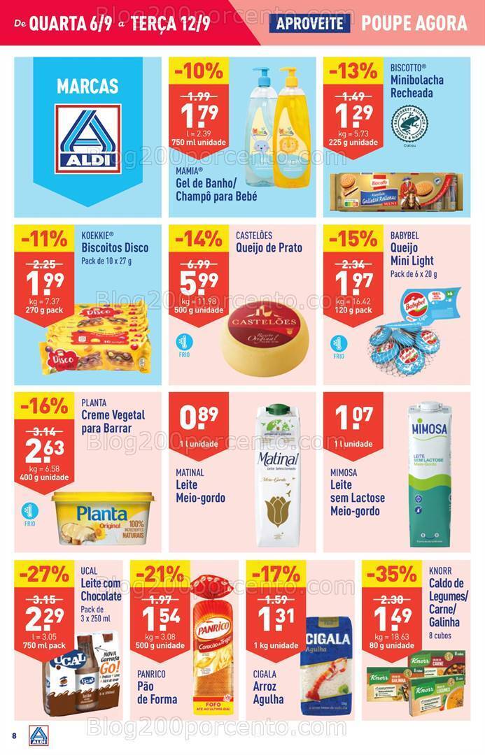 Antevisão Folheto ALDI Promoções de 6 a 12 setembro