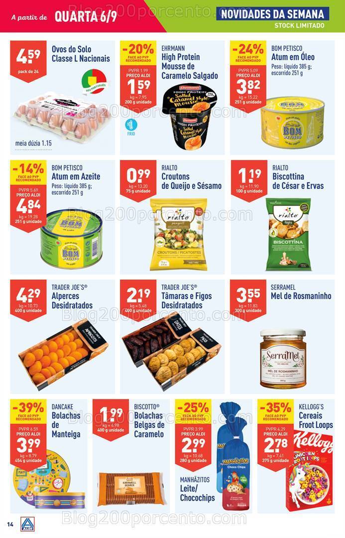 Antevisão Folheto ALDI Promoções de 6 a 12 setembro