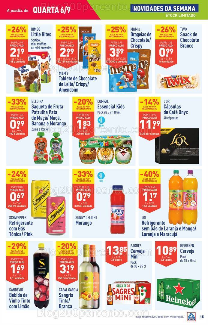 Antevisão Folheto ALDI Promoções de 6 a 12 setembro