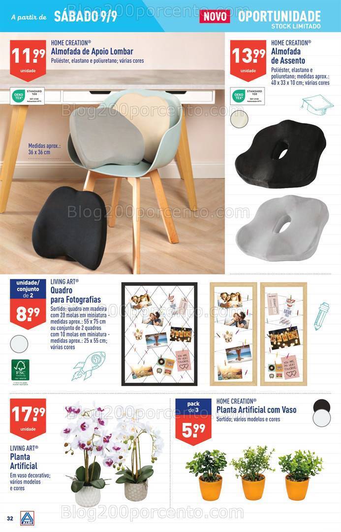Antevisão Folheto ALDI Bazar Promoções a partir de 9 setembro