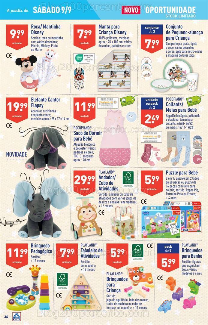 Antevisão Folheto ALDI Bazar Promoções a partir de 9 setembro