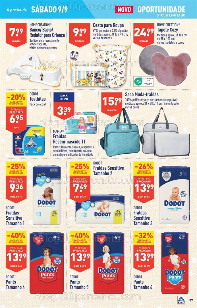 Antevisão Folheto ALDI Bazar Promoções a partir de 9 setembro