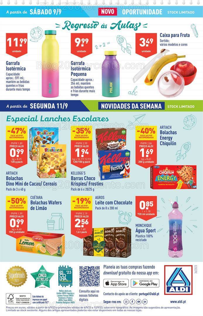Antevisão Folheto ALDI Bazar Promoções a partir de 9 setembro