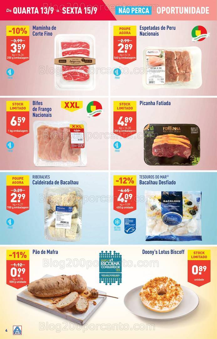 Antevisão Folheto ALDI Promoções de 13 a 19 setembro
