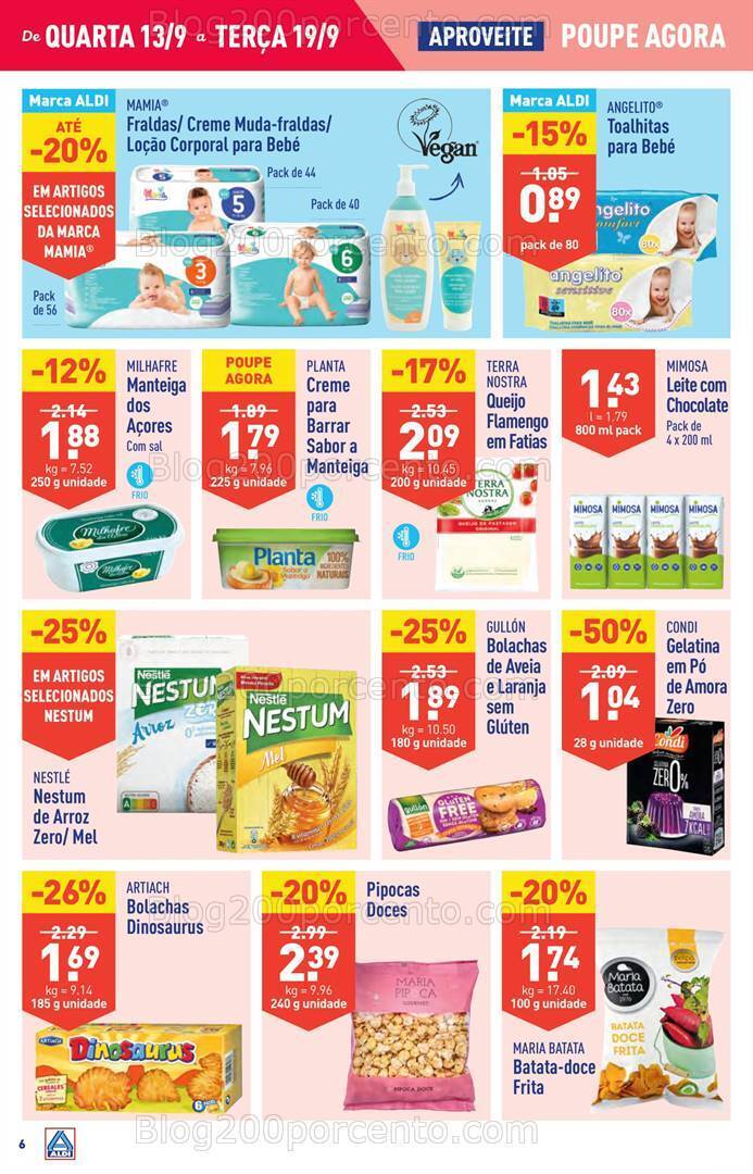Antevisão Folheto ALDI Promoções de 13 a 19 setembro