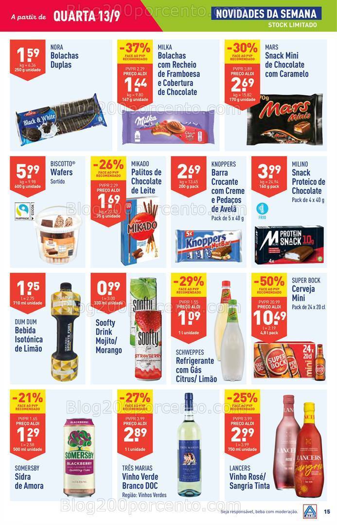 Antevisão Folheto ALDI Promoções de 13 a 19 setembro