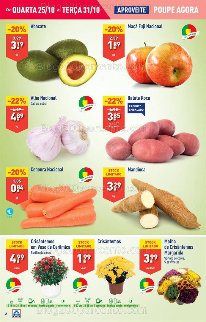 Antevisão Folheto ALDI Promoções de 25 a 31 outubro