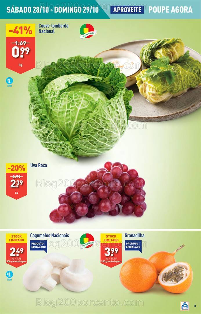 Antevisão Folheto ALDI Promoções de 25 a 31 outubro