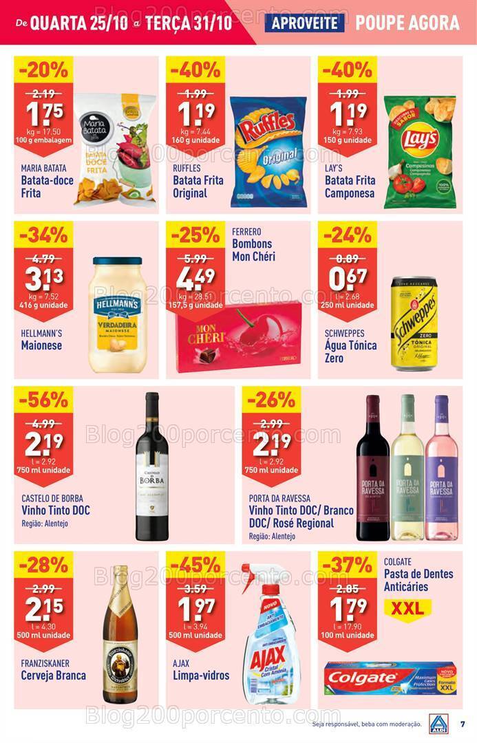 Antevisão Folheto ALDI Promoções de 25 a 31 outubro