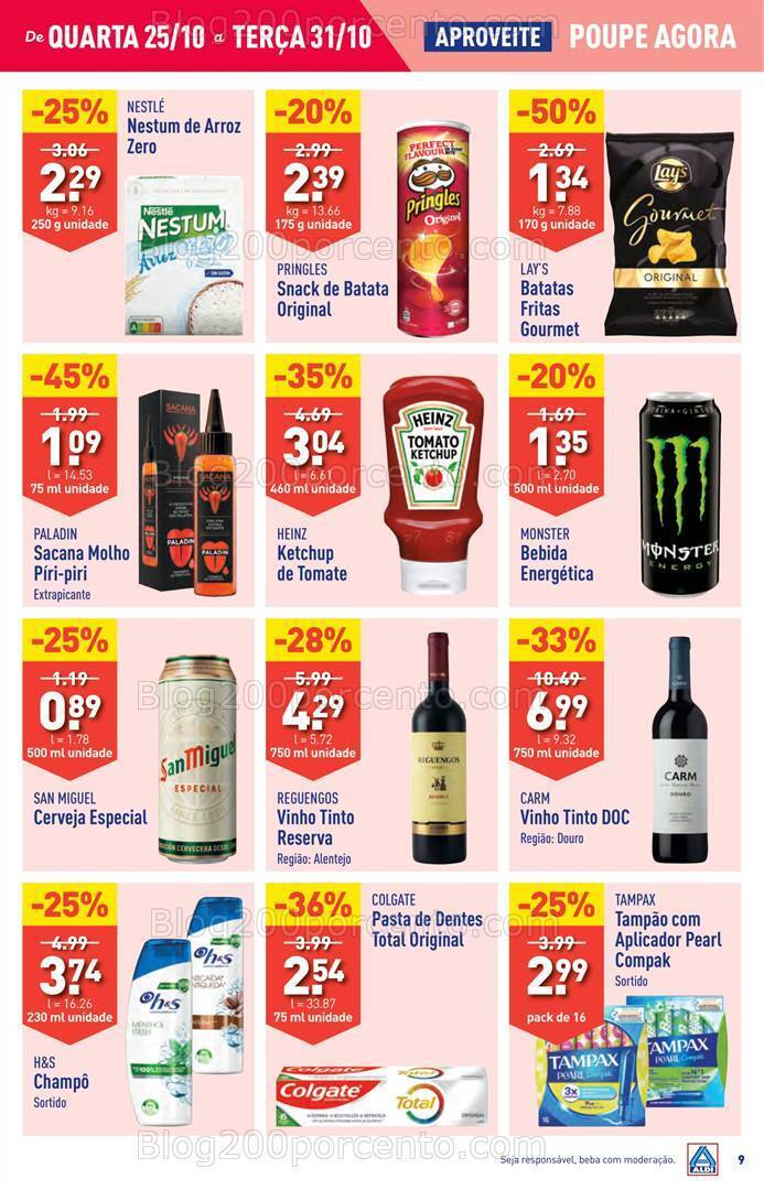 Antevisão Folheto ALDI Promoções de 25 a 31 outubro