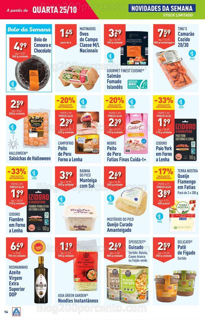 Antevisão Folheto ALDI Promoções de 25 a 31 outubro