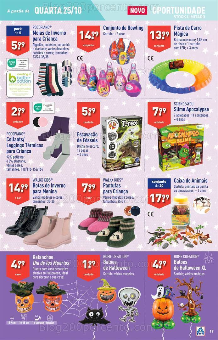 Antevisão Folheto ALDI Promoções de 25 a 31 outubro