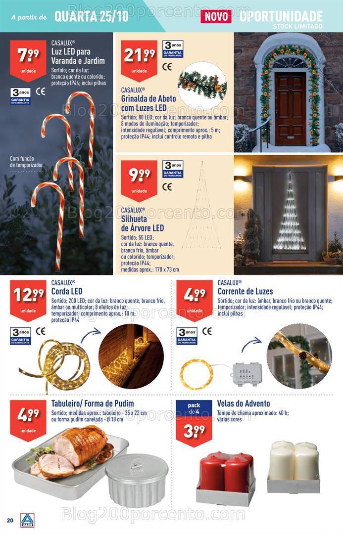 Antevisão Folheto ALDI Promoções de 25 a 31 outubro