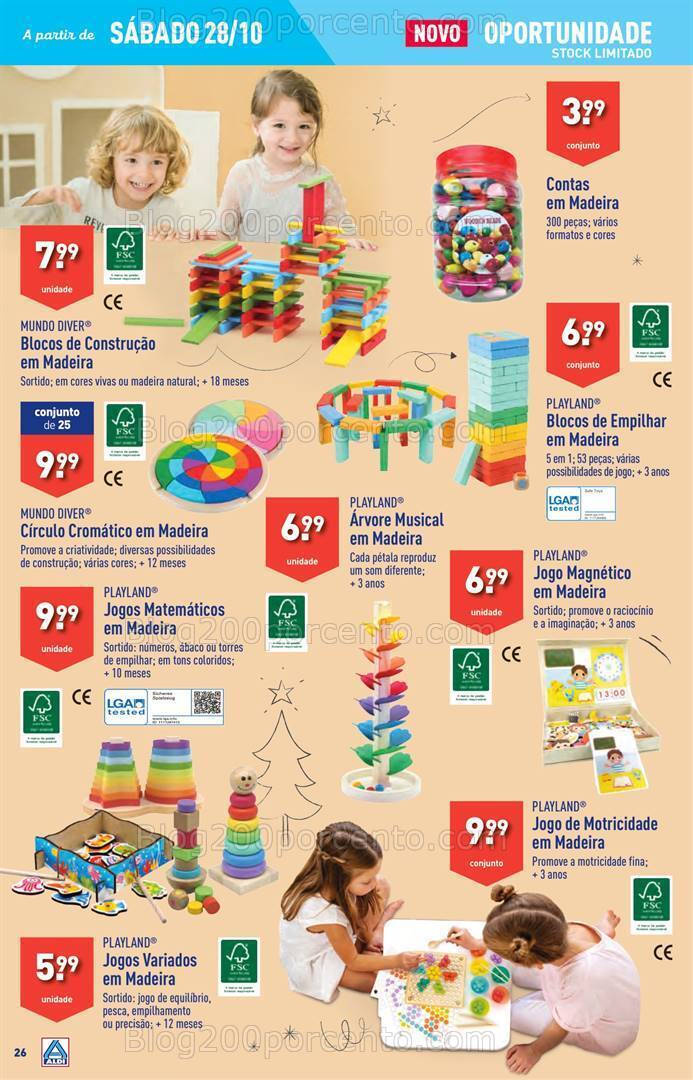 Antevisão Folheto ALDI Promoções de 25 a 31 outubro