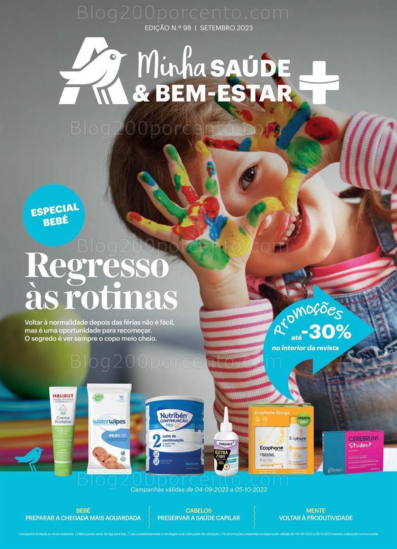 Antevisão Folheto AUCHAN Saúde e Bem-Estar Promoções de 4 setembro a 5 outubro
