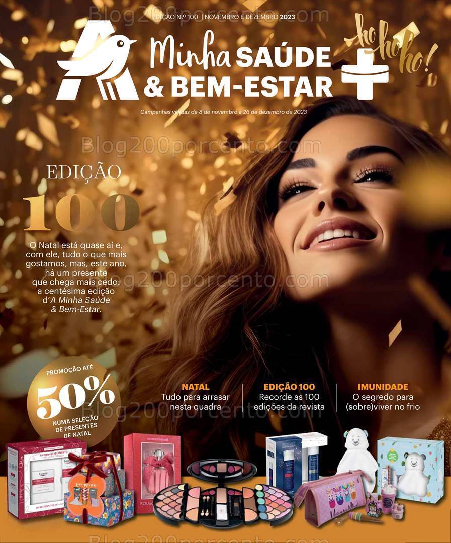 Antevisão Folheto AUCHAN Saúde e Bem-Estar Natal Promoções de 8 novembro a 26 dezembro