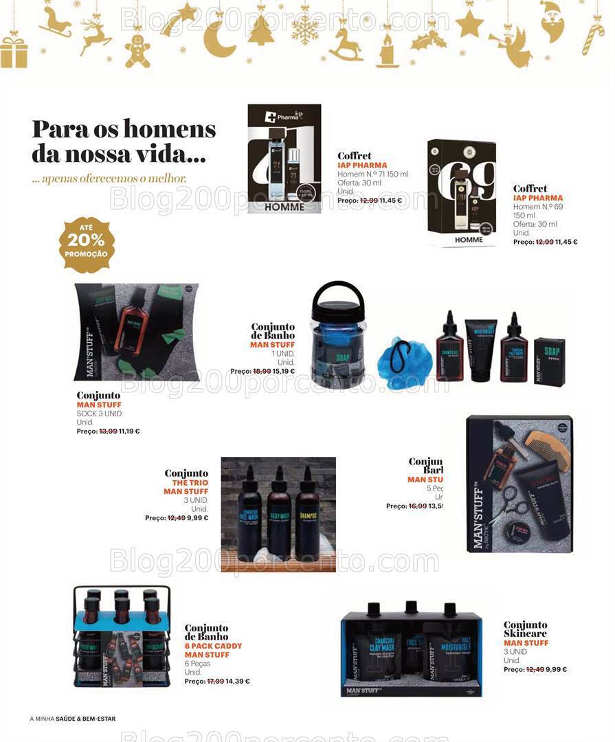 Antevisão Folheto AUCHAN Saúde e Bem-Estar Natal Promoções de 8 novembro a 26 dezembro