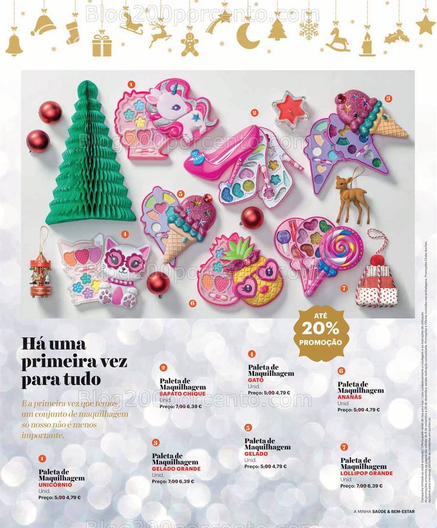 Antevisão Folheto AUCHAN Saúde e Bem-Estar Natal Promoções de 8 novembro a 26 dezembro