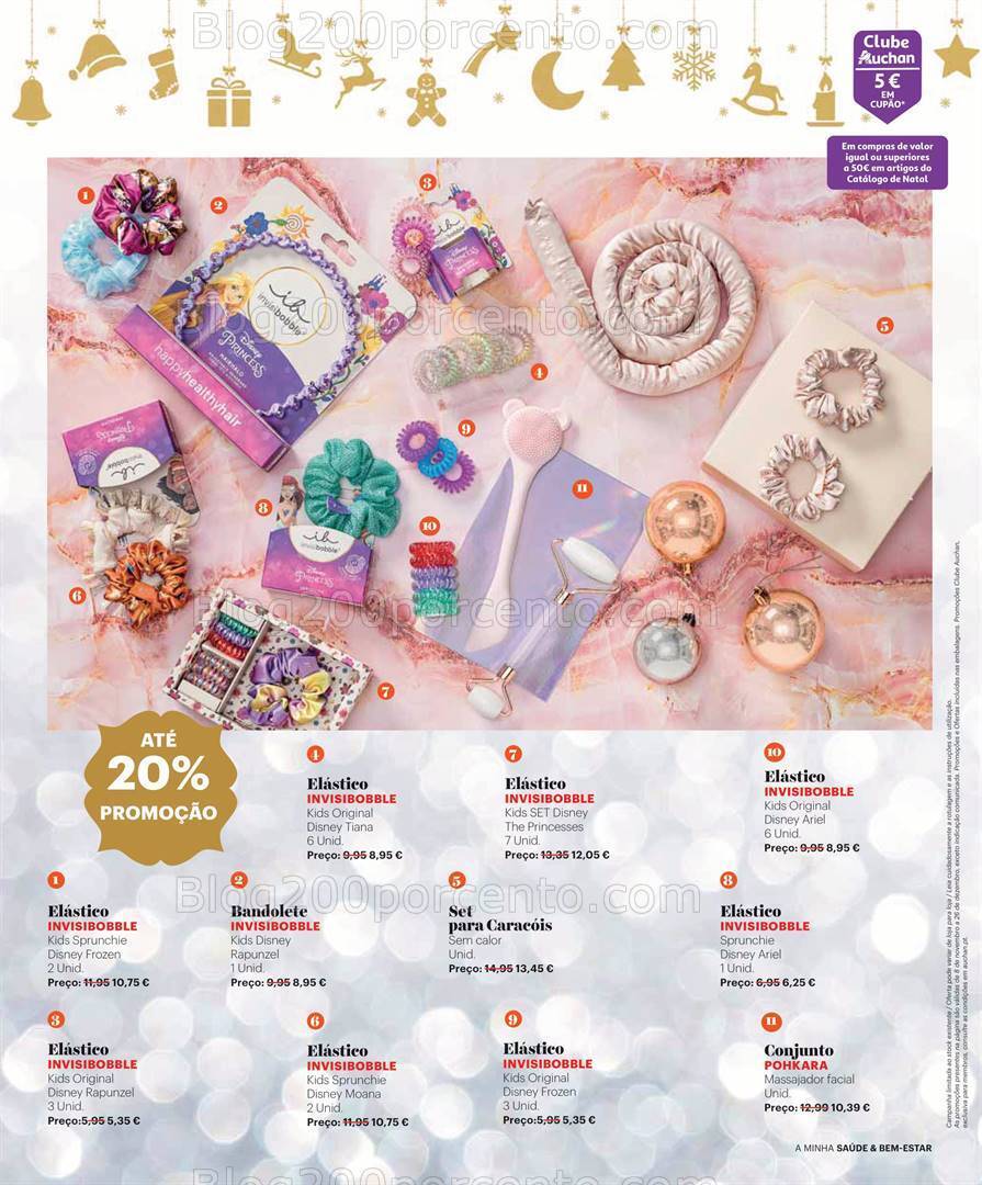 Antevisão Folheto AUCHAN Saúde e Bem-Estar Natal Promoções de 8 novembro a 26 dezembro